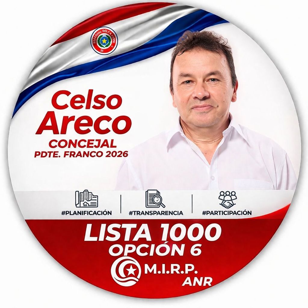 Celso Areco — Concejal Pdte. Franco 2026